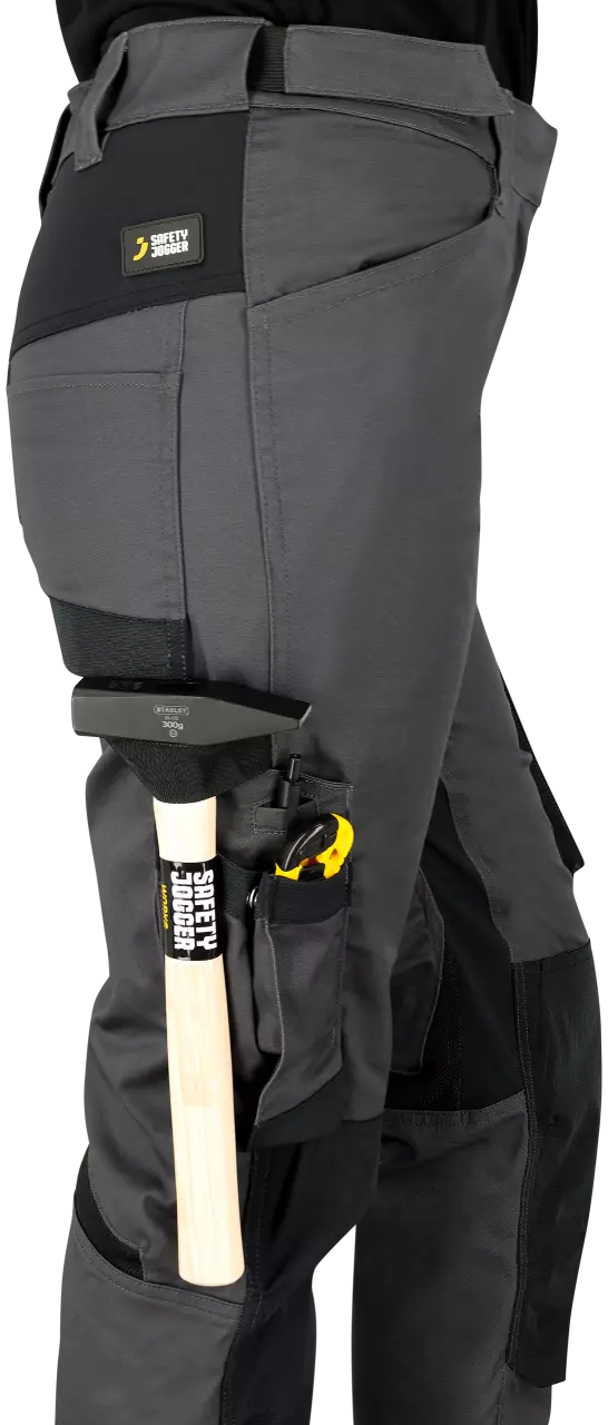 Safety Jogger DENTROW-230, DENEB W Arbeitshose, Dunkelgrau/Schwarz, image 5, gallery thumbnail