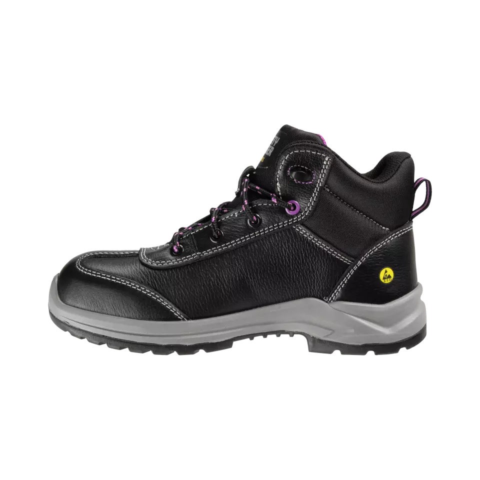 Safety Jogger BSTLDYS3M-BLK, BESTLADY S3 MID Safety boots, Black, image 2, gallery thumbnail