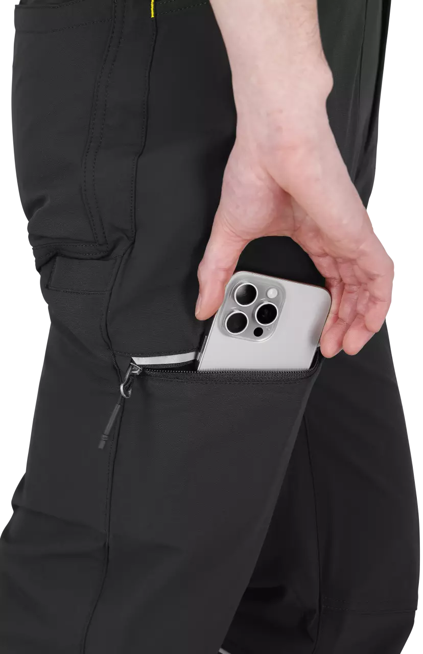 Safety Jogger DENFSTROM-BLK, DENEB FS M Work trousers, Black, image 5, gallery thumbnail