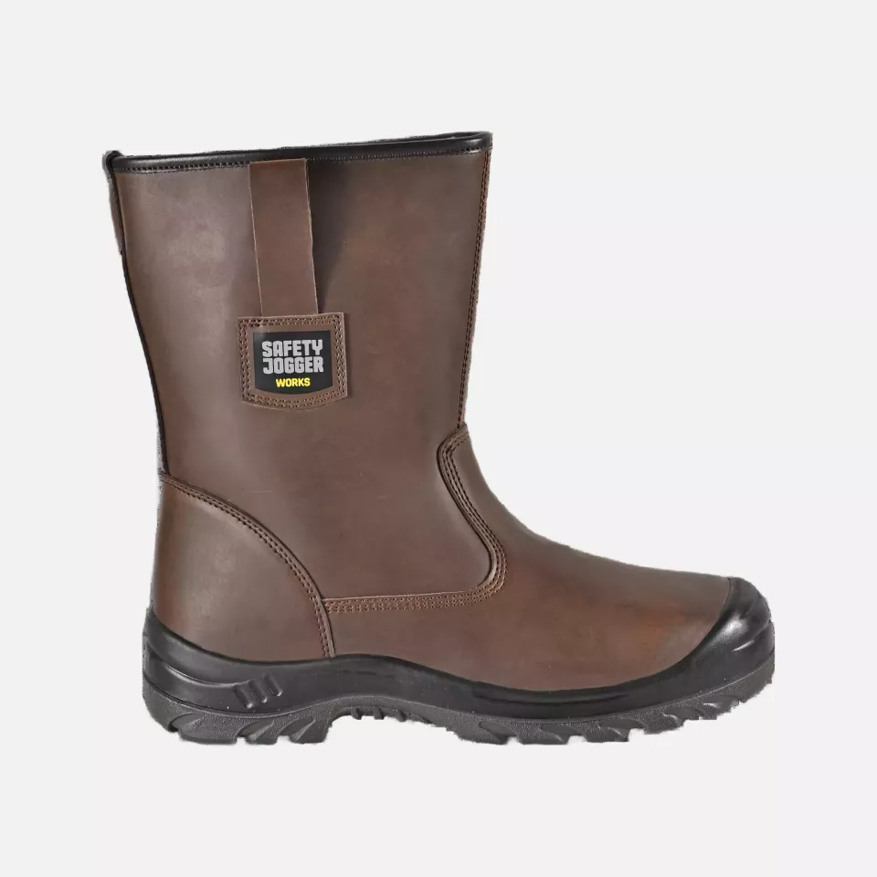 Safety Jogger ALASKA-BRN, ALASKA Safety boots, brown, S3, image 1, gallery thumbnail