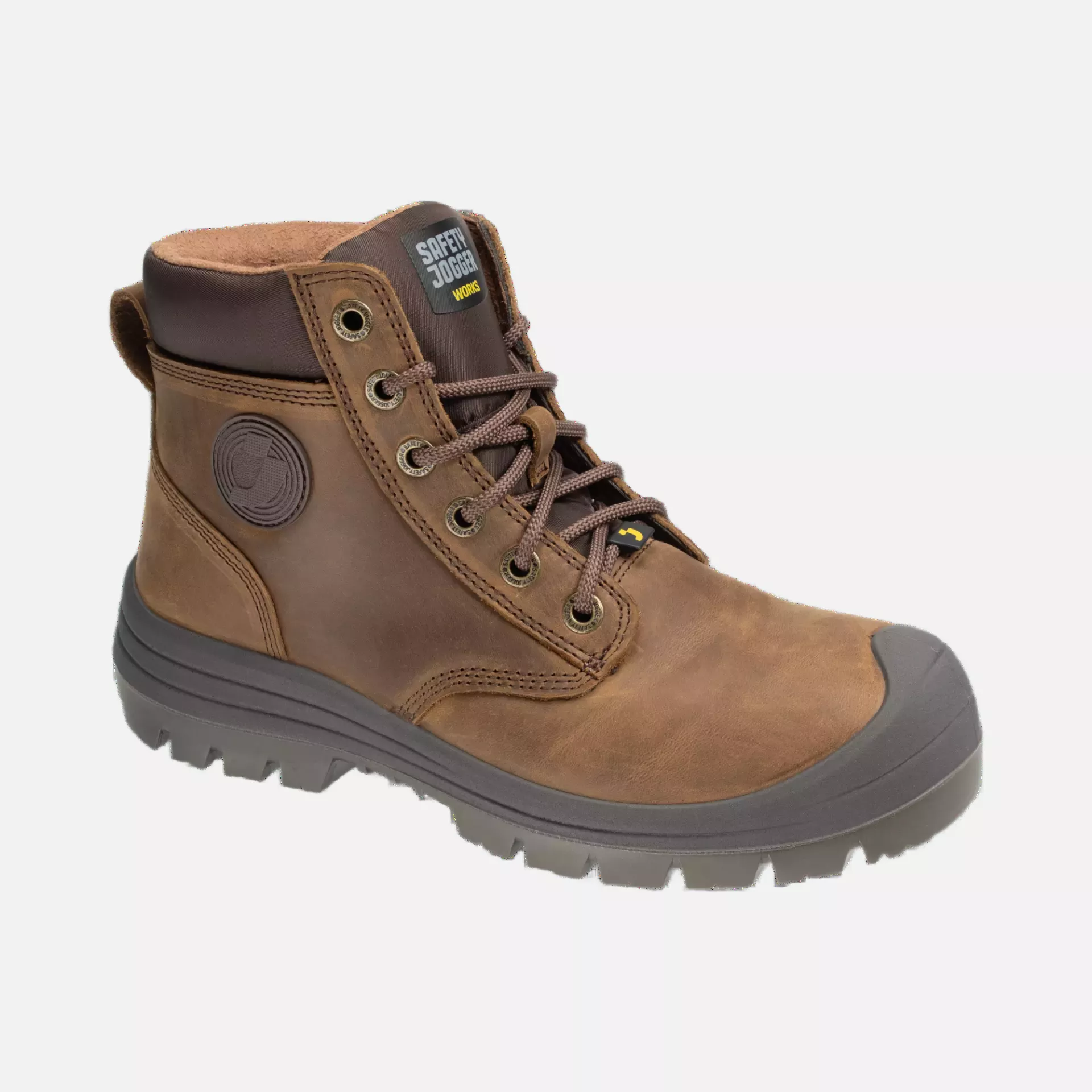 Safety Jogger DAKREWS3LE-BRN, DAKAR EW S3 LEATHER Safety boots, brown, image 3