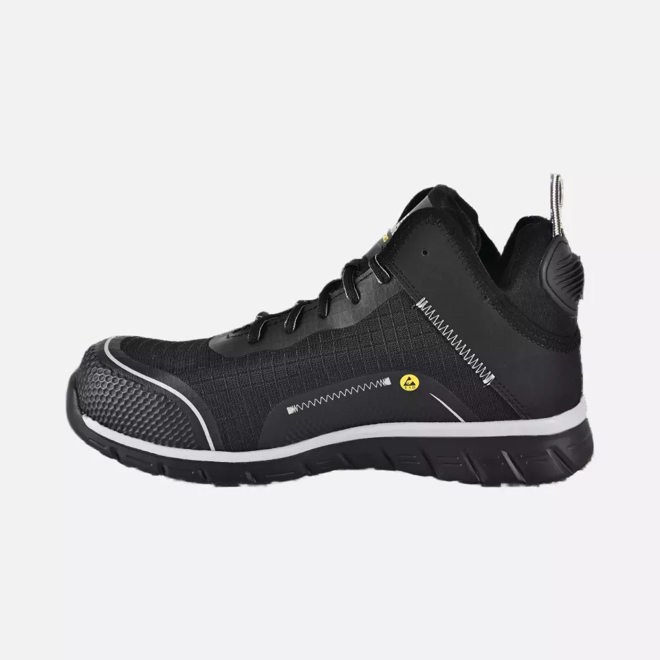 Safety Jogger LIGERO2S1M-BLK, LIGERO2 S1P MID Safety shoes, Black, image 2, gallery thumbnail