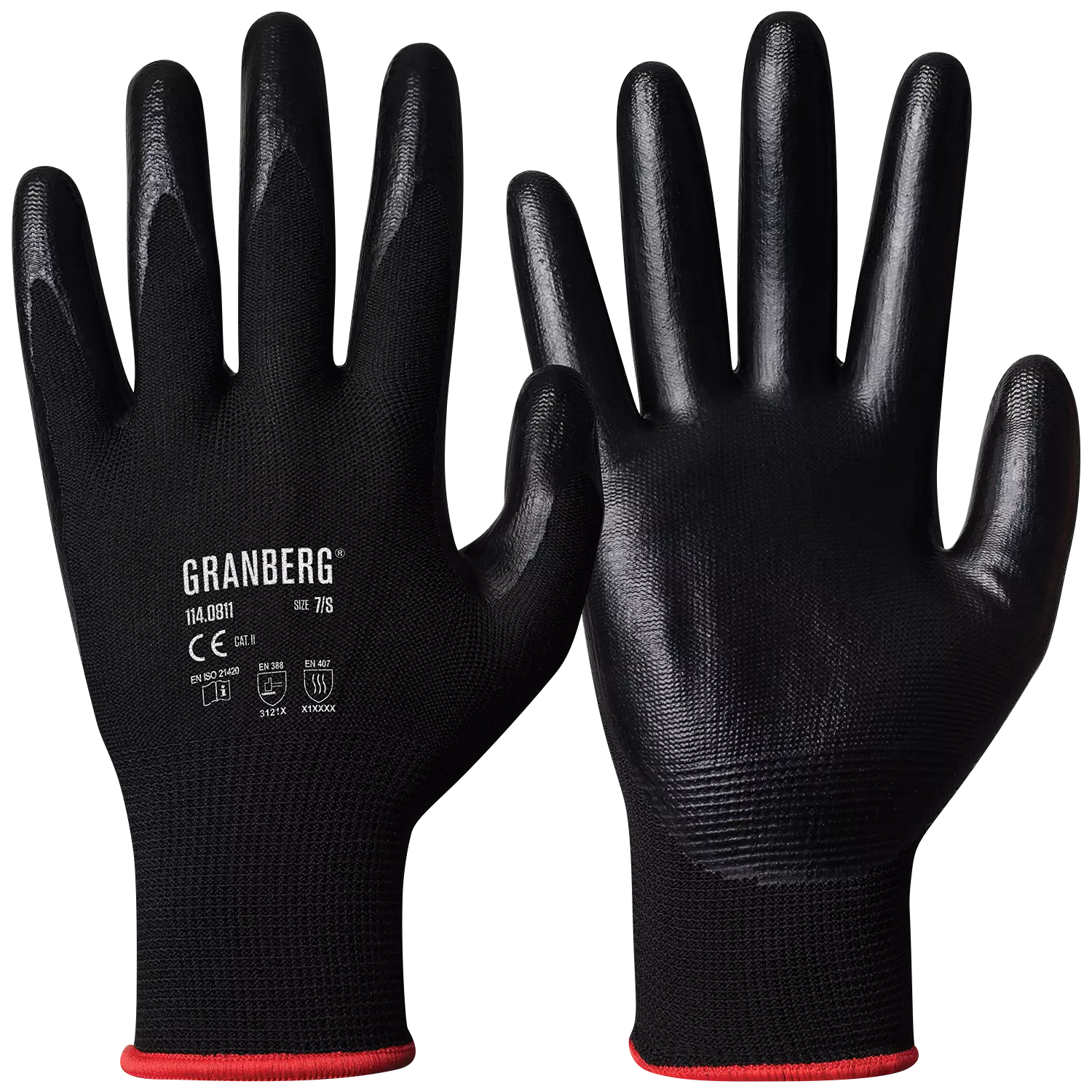 Granberg 114-0811, Touchscreen Compatible Assembly Gloves, Black, image 1