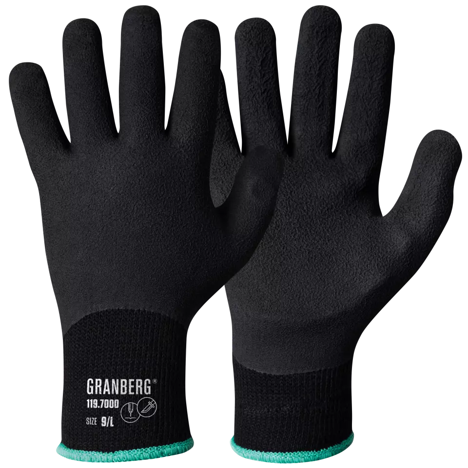 Granberg 119-7000, Needle Resistant Gloves, Black, image 1, gallery thumbnail