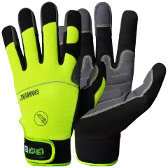 120-1119, Granberg EX® Cut Resistant Assembly Gloves, Black/Green/Grey