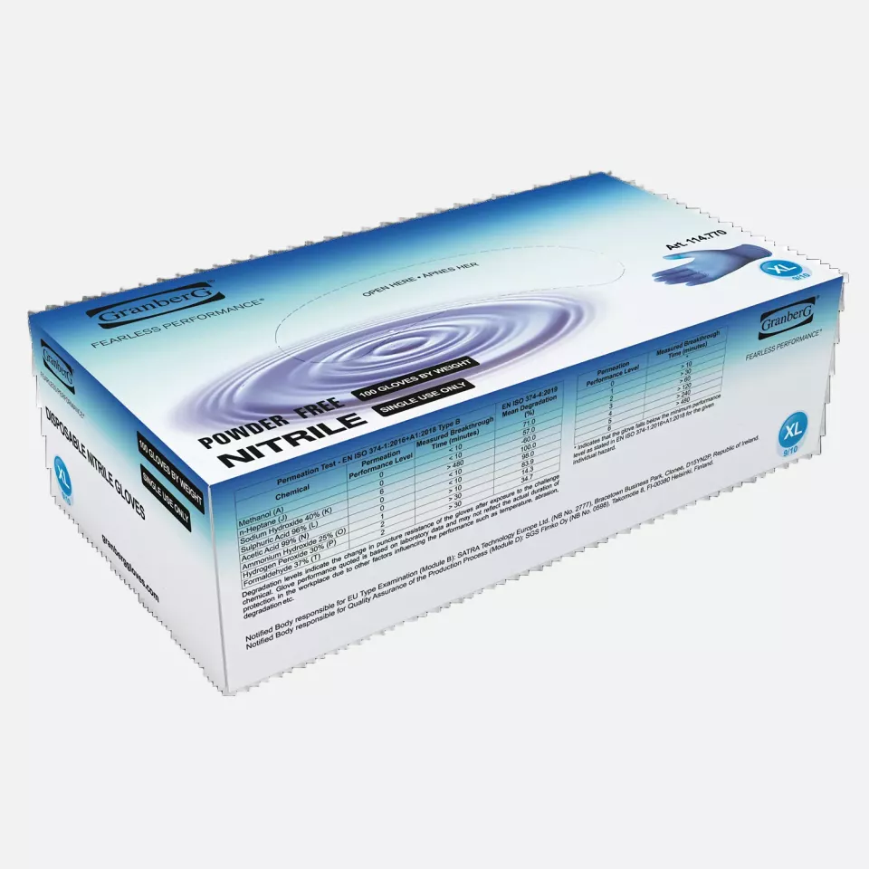 Granberg 114-770, Einweghandschuhe, Blau, image 2, gallery thumbnail