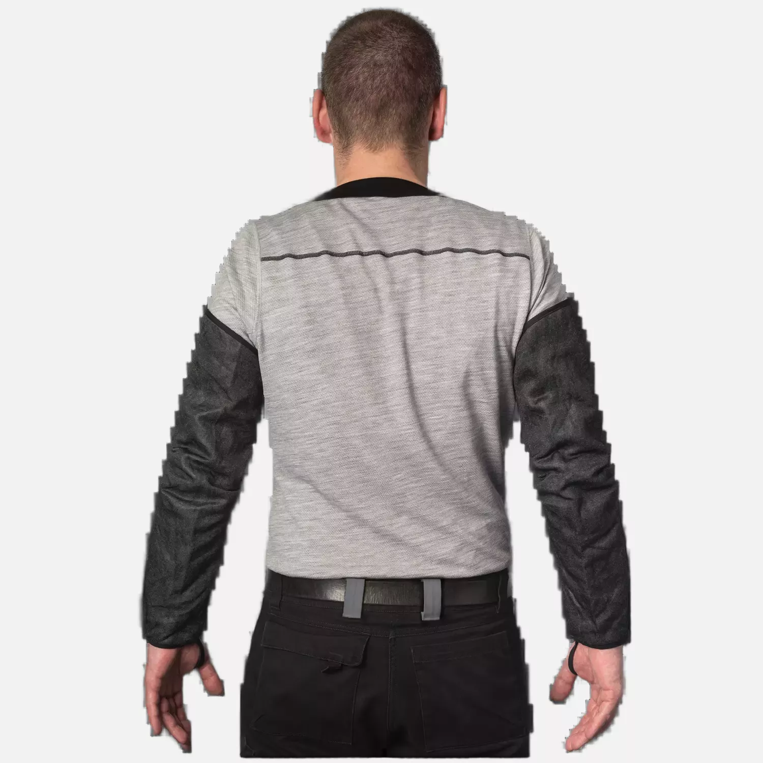 Kozane 703-21, Cut-Resistant Long Armguards, Black, image 2