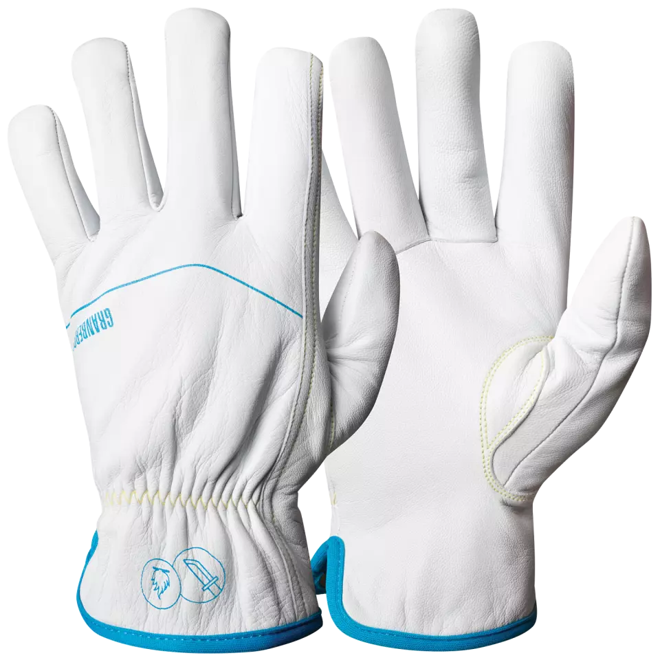 Granberg 113-1023, Cut and Heat Resistant Gloves, White, image 1, gallery thumbnail