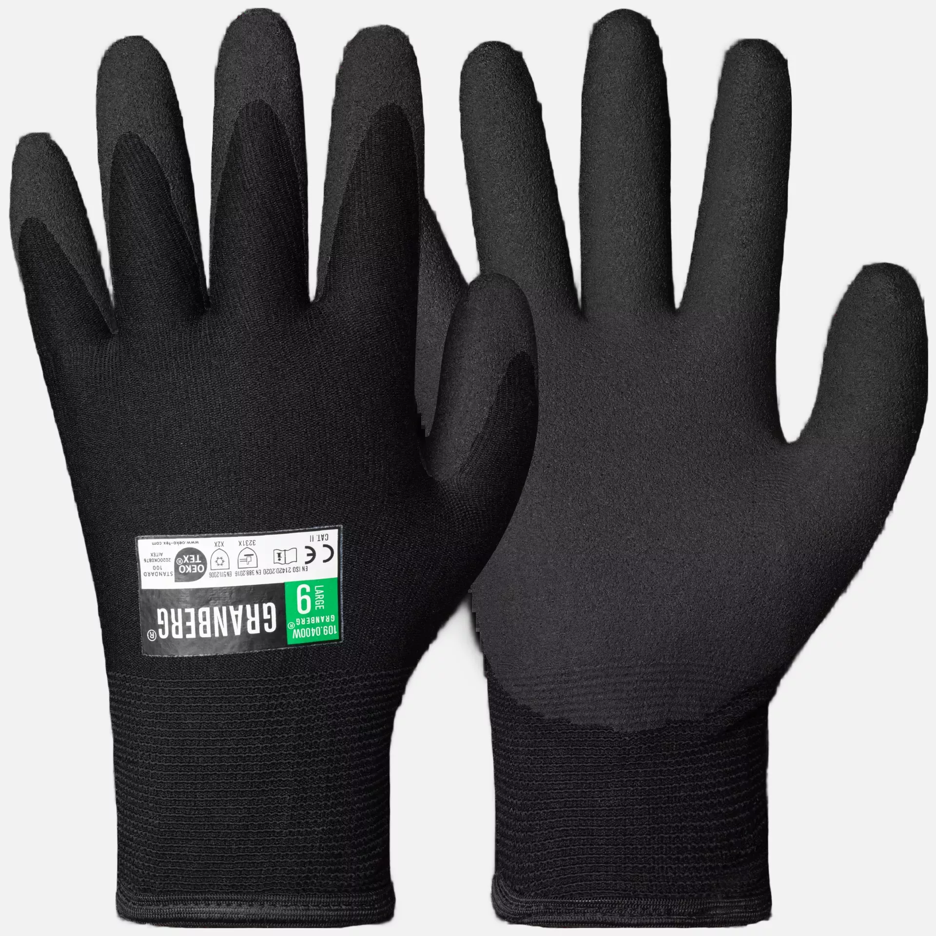 Granberg 109-0400W, Assembly Winter Gloves, Black, image 1