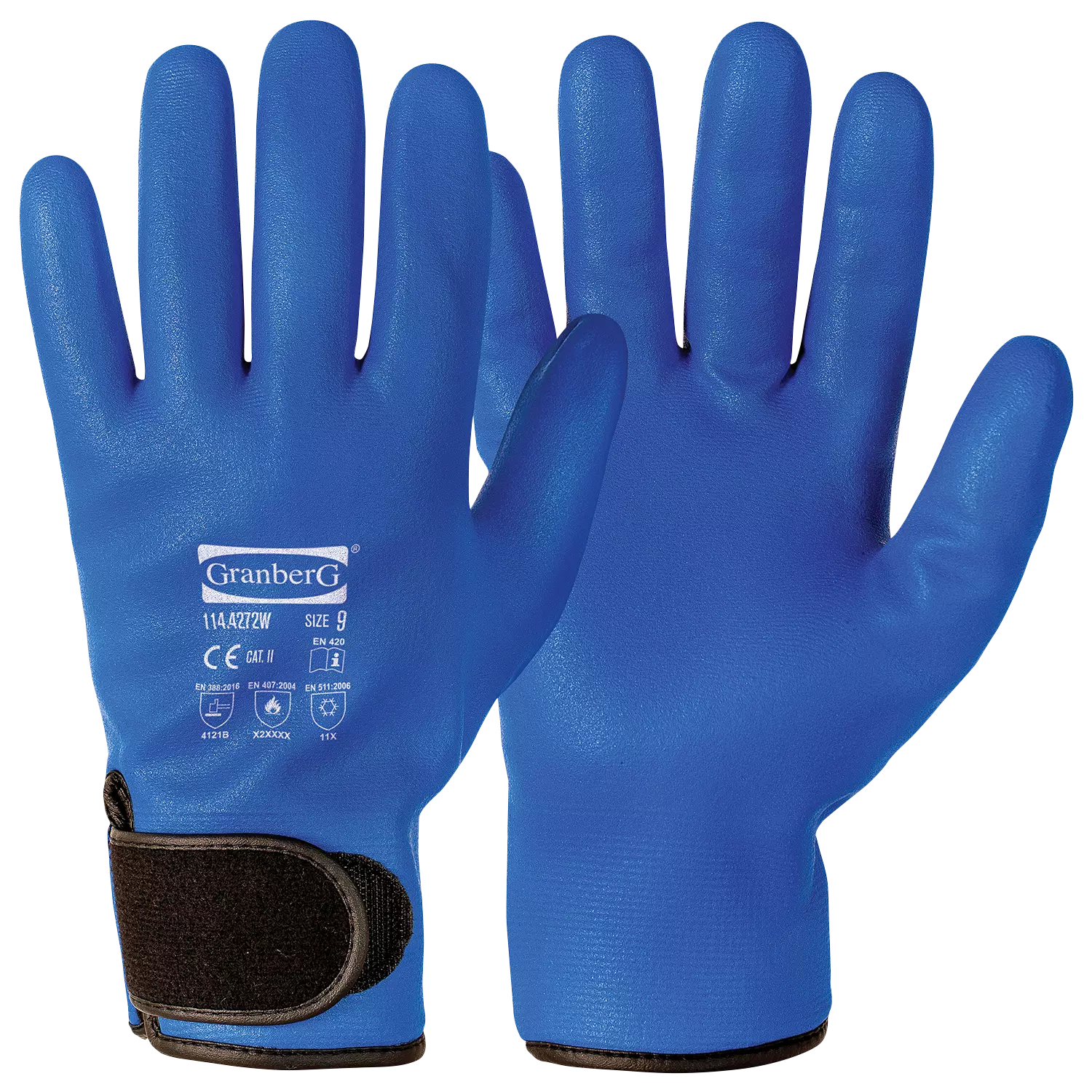 Granberg 114-4272W, Assembly Winter Gloves, Blue