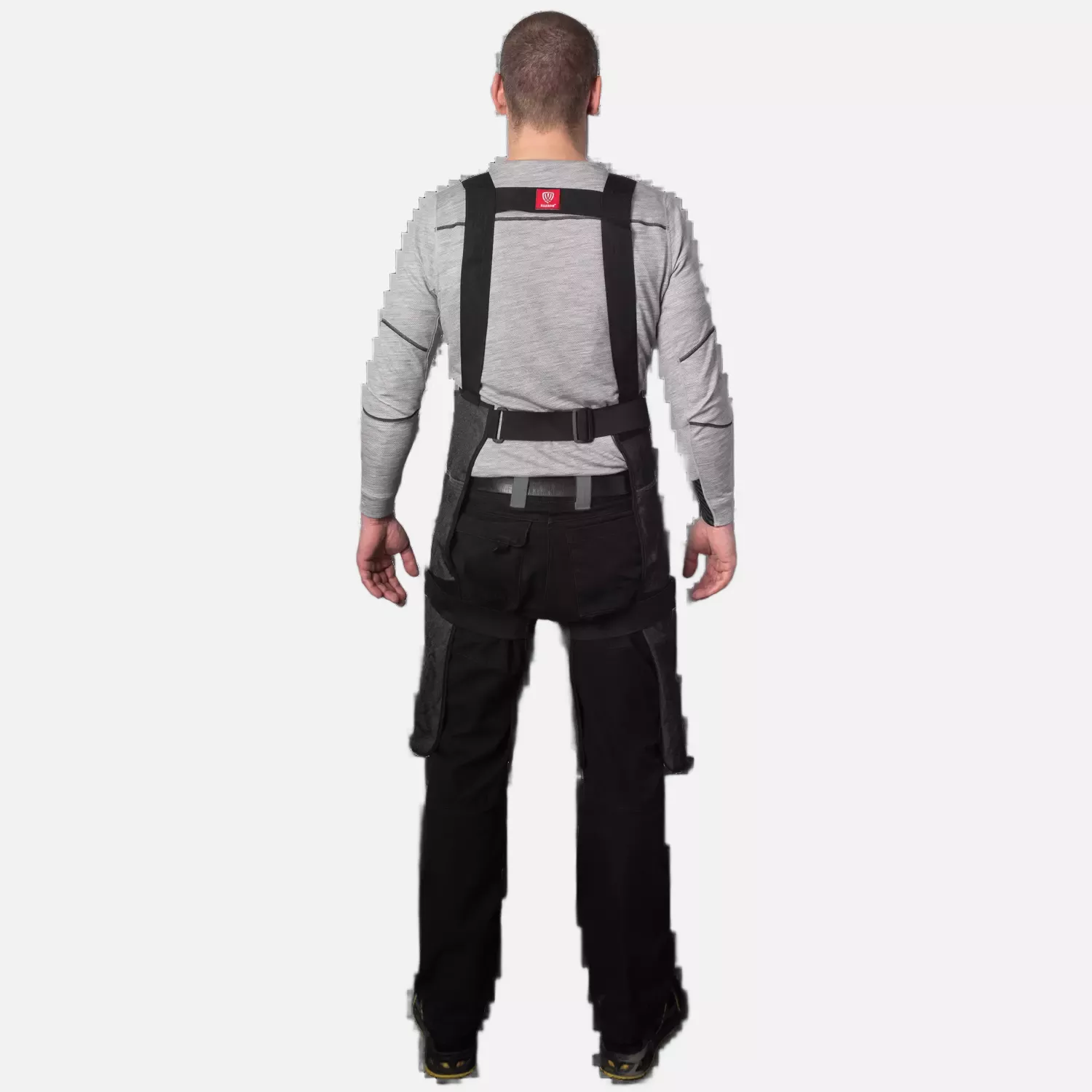 Kozane 702-12, Cut-Resistant Long Apron, Black, image 2