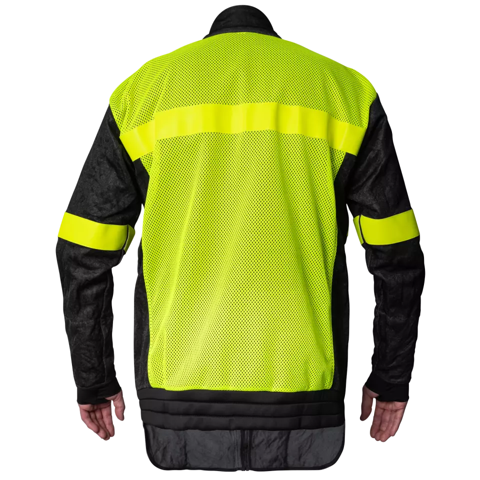 Kozane 707-11, Cut-Resistant Jacket, Black/Fluorescent yellow, image 2, gallery thumbnail