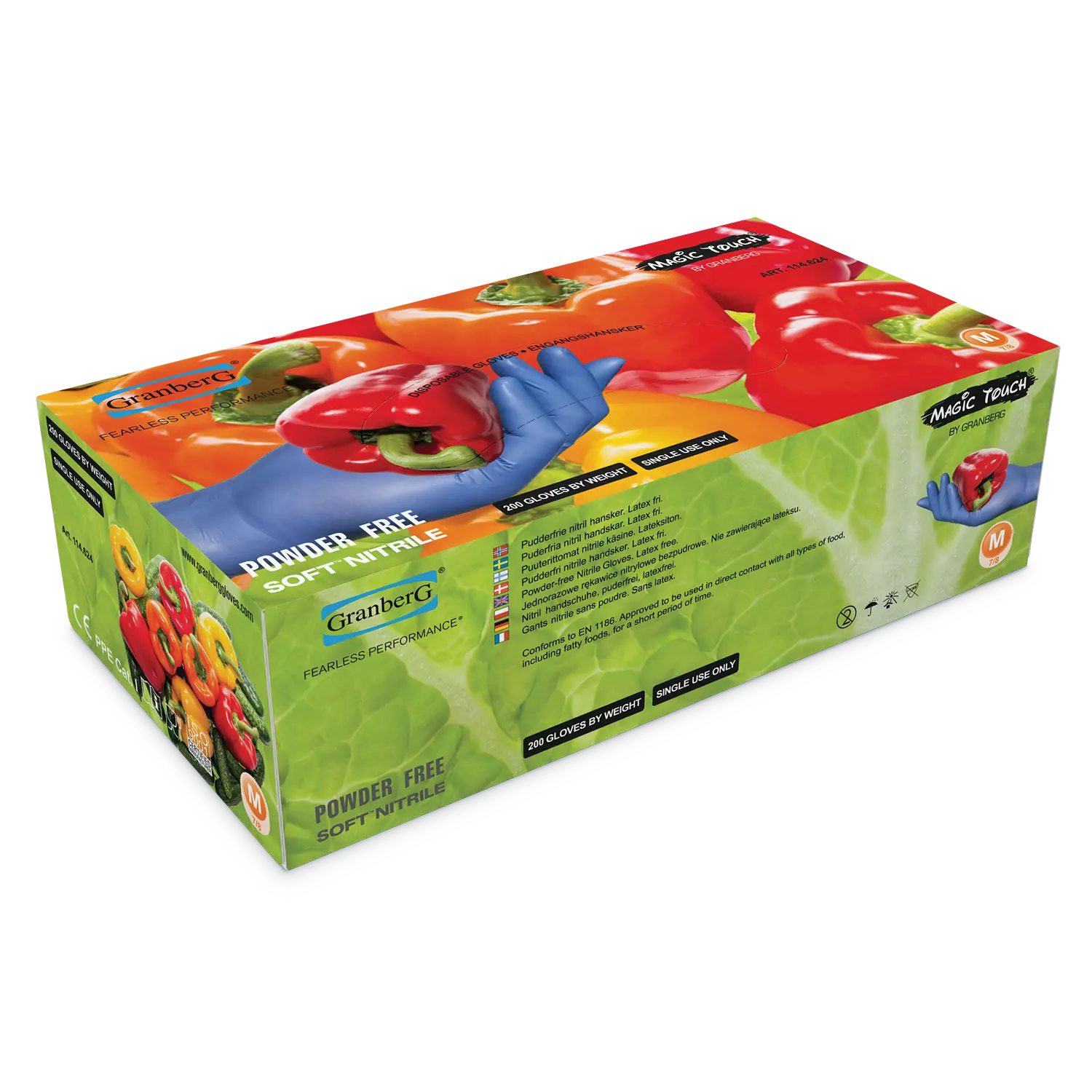 Granberg 114-624, Einweghandschuhe, Indigo, image 2