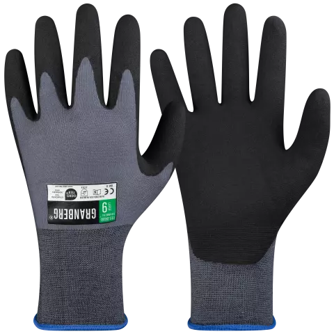 Granberg Assembly Gloves, Black/Grey