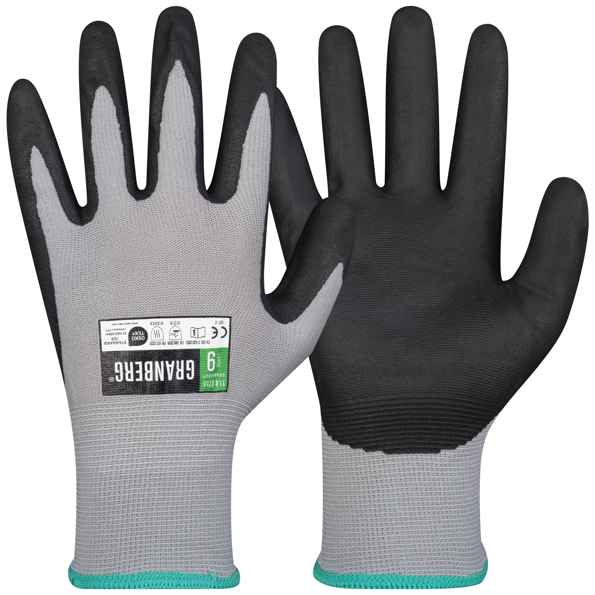 Granberg 114-0755, Montagehandschuhe, Schwarz/Grau, image 1