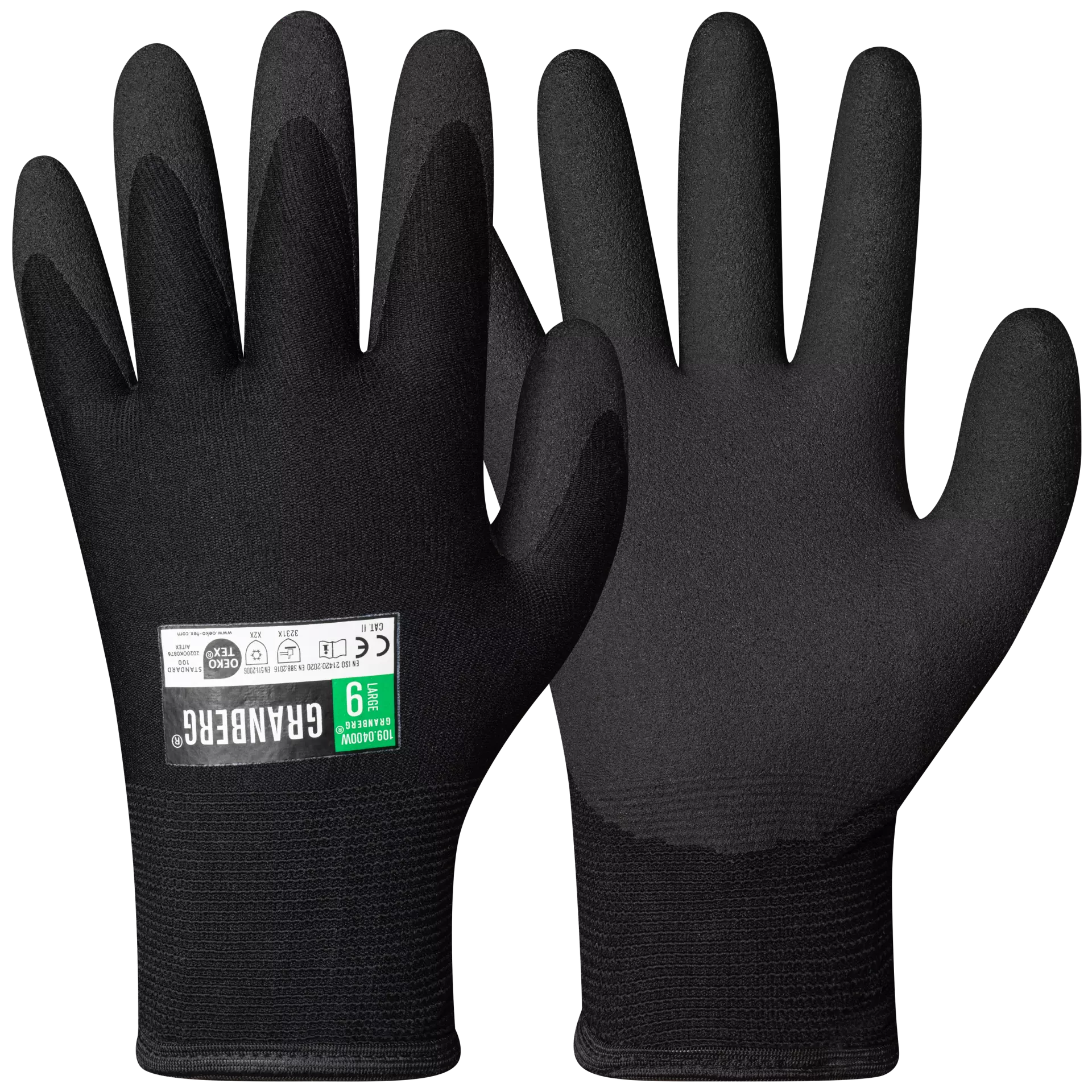 Granberg 109-0400W, Assembly Winter Gloves, Black