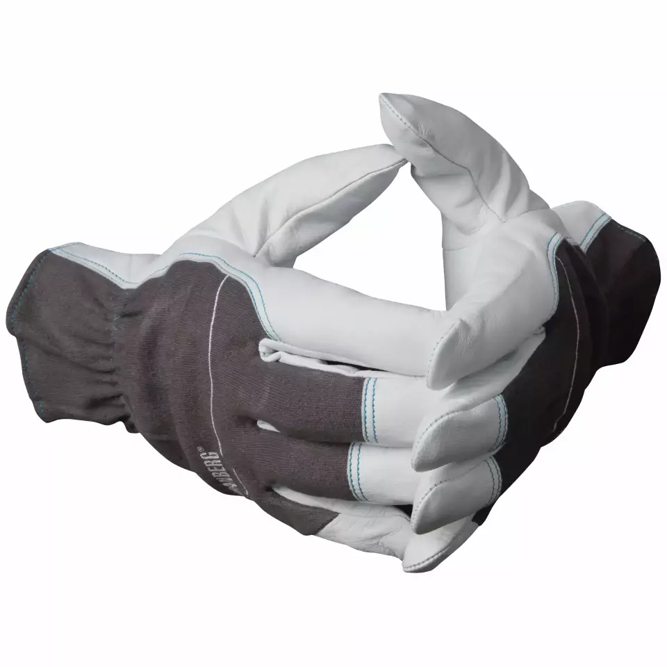 Granberg 113-1010, Assembly Gloves, Grey/White, image 2, gallery thumbnail