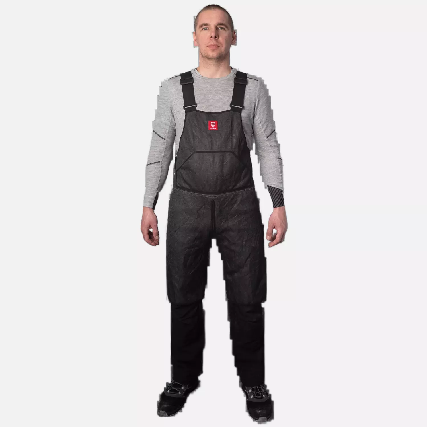 Kozane 702-12, Cut-Resistant Long Apron, Black, image 1