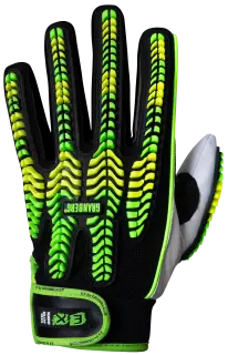 115-3270W, Granberg EX® Cut, Impact, and Water-Resistant Winter Gloves, Black/Green/White