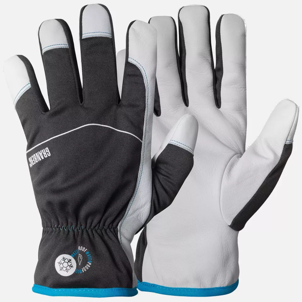 Granberg 113-1053, Work Gloves, Semi Winter Lined, Grey/White, image 1, gallery thumbnail