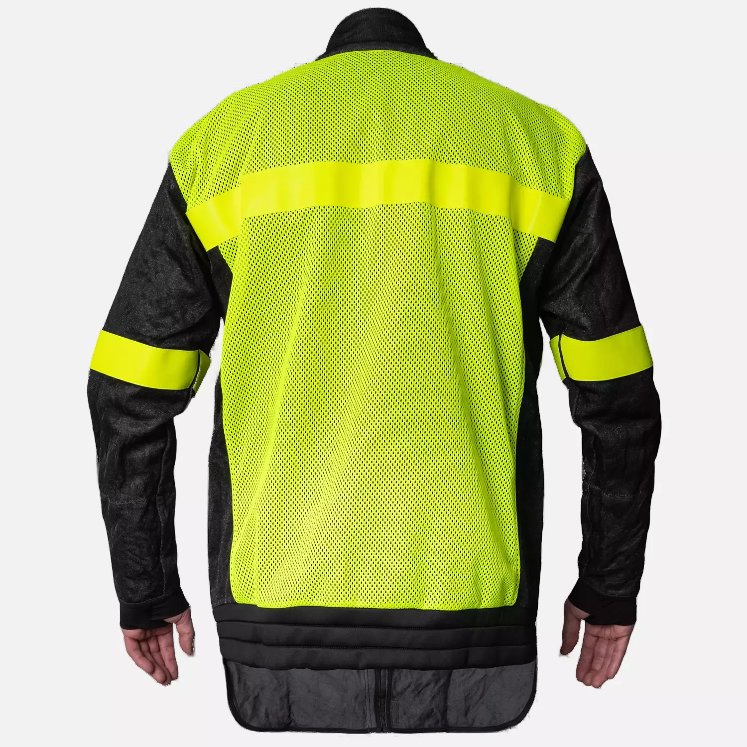 Kozane 707-11, Schnittfeste Jacke, Schwarz/Fluoreszierend-gelb, image 2