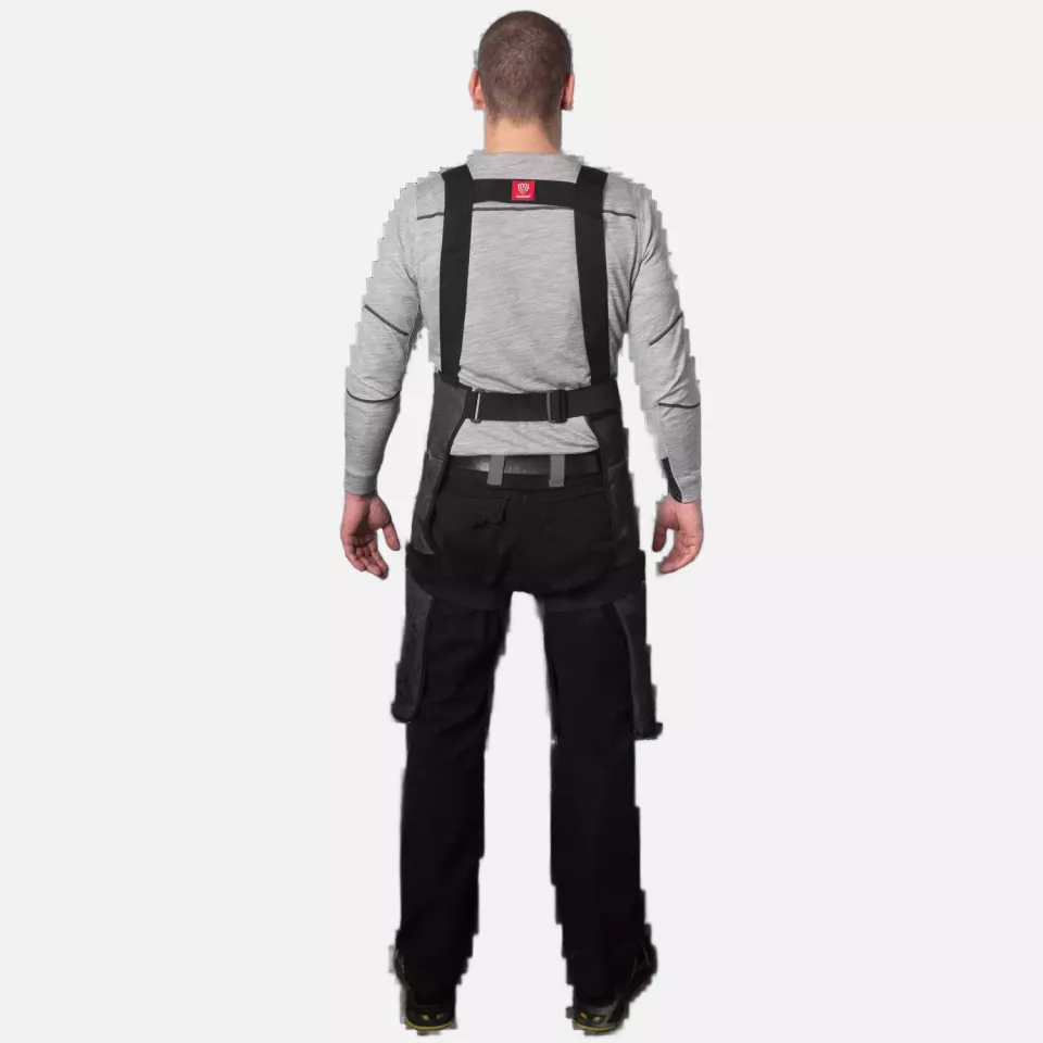 Kozane 702-12, Cut-Resistant Long Apron, Black, image 2, gallery thumbnail