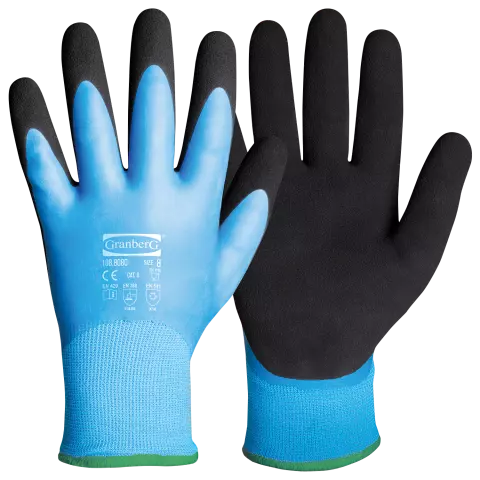 Granberg Assembly Winter Gloves, Black/Blue