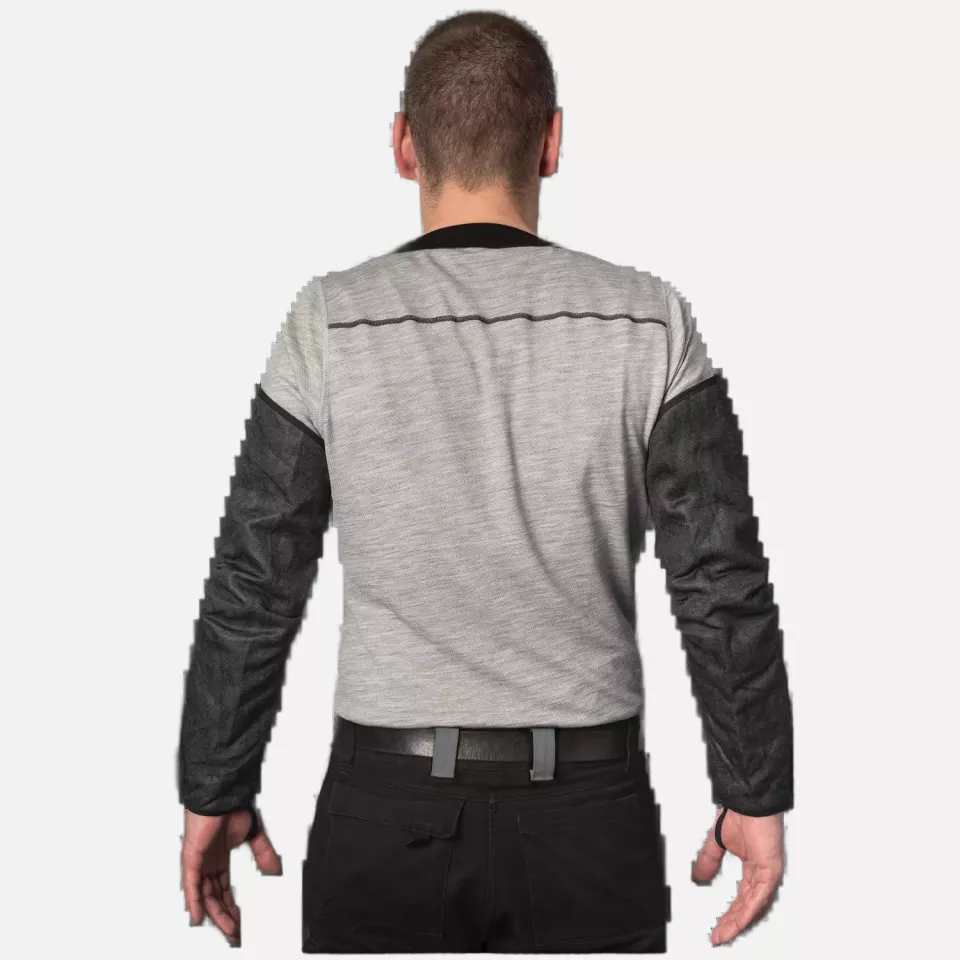 Kozane 703-21, Cut-Resistant Long Armguards, Black, image 2, gallery thumbnail