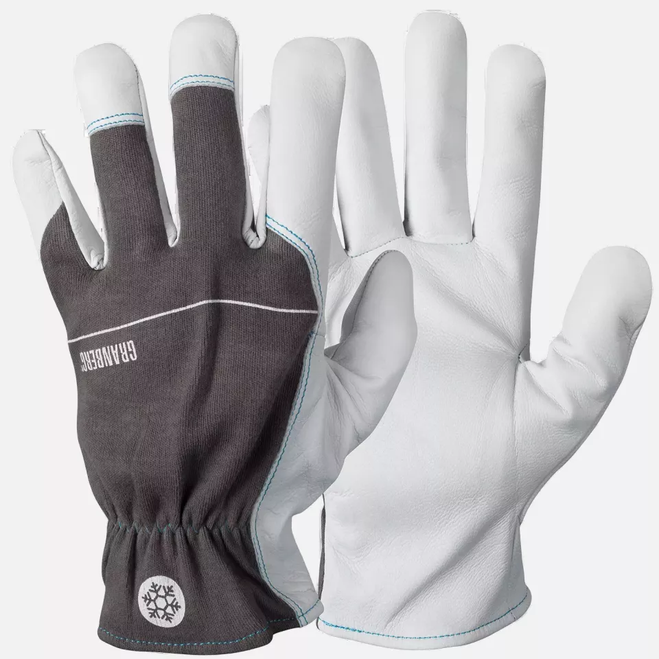 Granberg 113-1015, Assembly Winter Gloves, Grey/White, image 1, gallery thumbnail