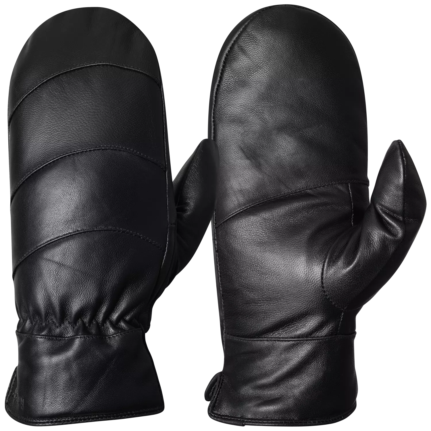 Granberg 119-1102, Classic Leather Mittens, Black, image 1