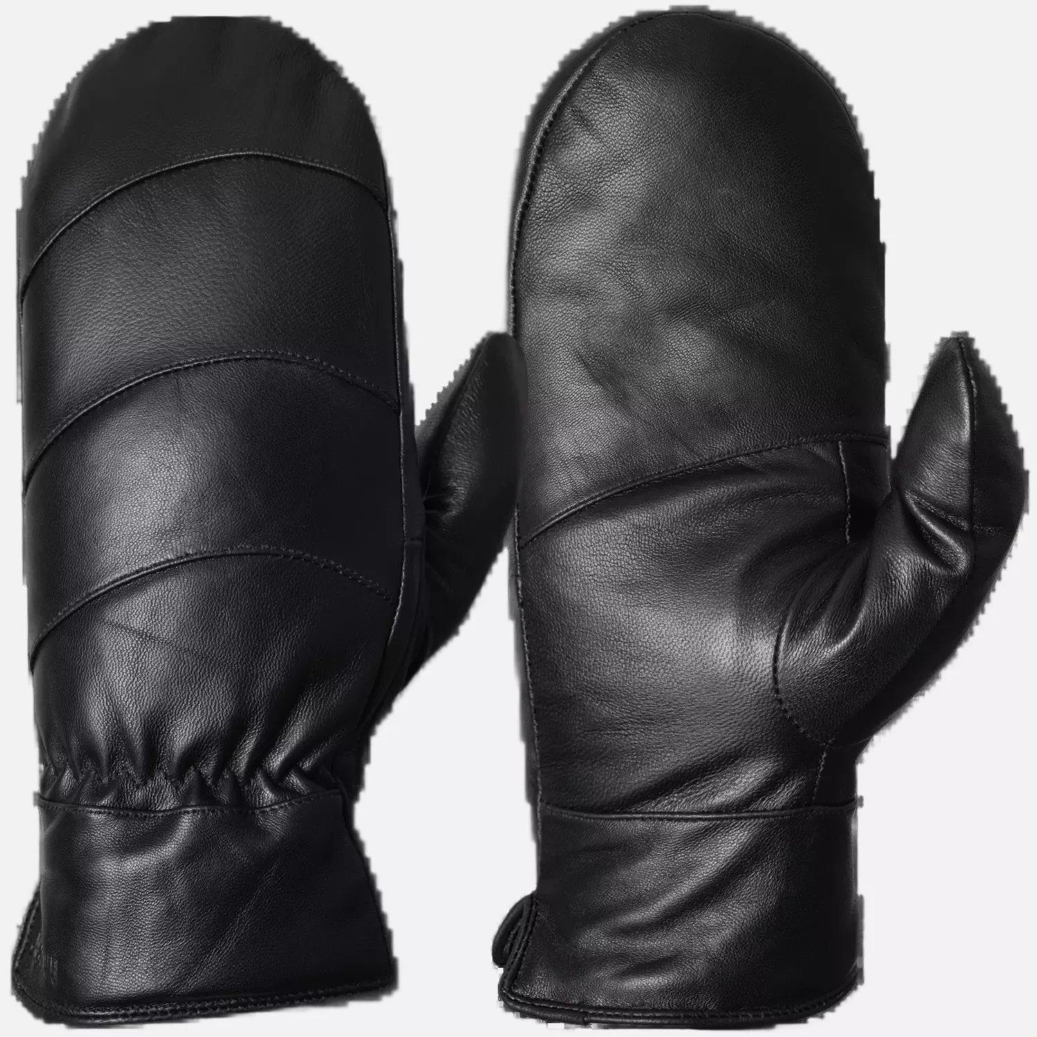 Granberg 119-1102, Classic Leather Mittens, Black, image 1