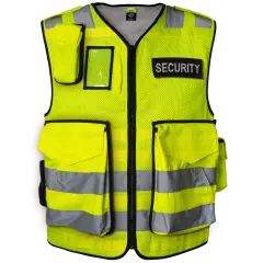 705-12, Kozane Slash-Resistant Hi-Vis Vest, Fluorescent yellow