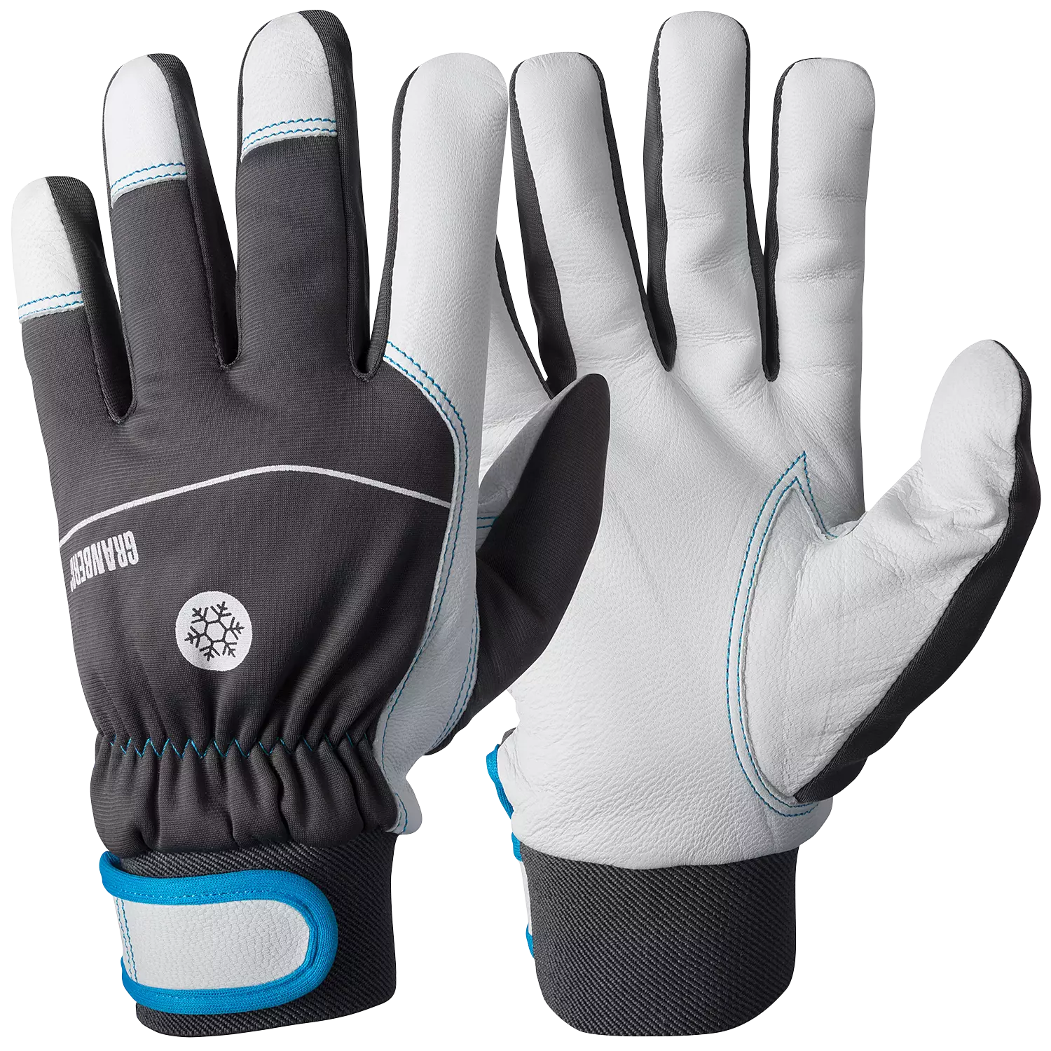 Granberg 113-1045, Assembly Winter Gloves, Grey/White, image 1