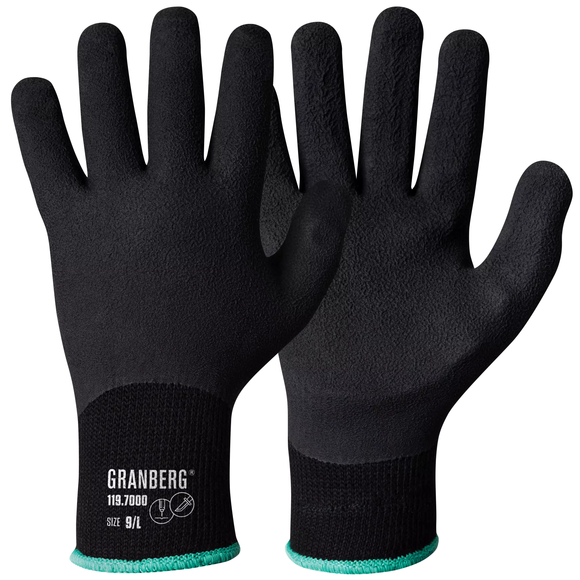 Granberg 119-7000, Needle Resistant Gloves, Black, image 1