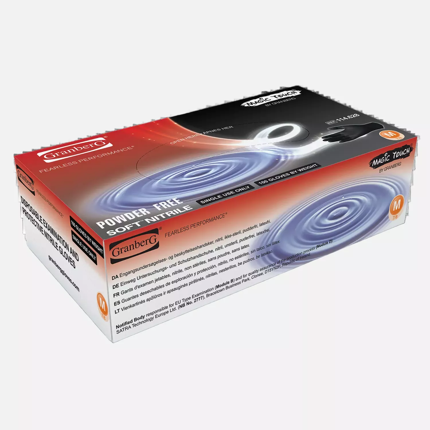 Granberg 114-628, Einweghandschuhe, Schwarz, image 2