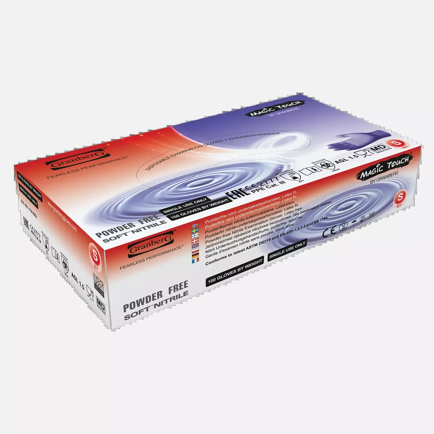 Granberg 114-622, Einweghandschuhe, Indigo, image 2