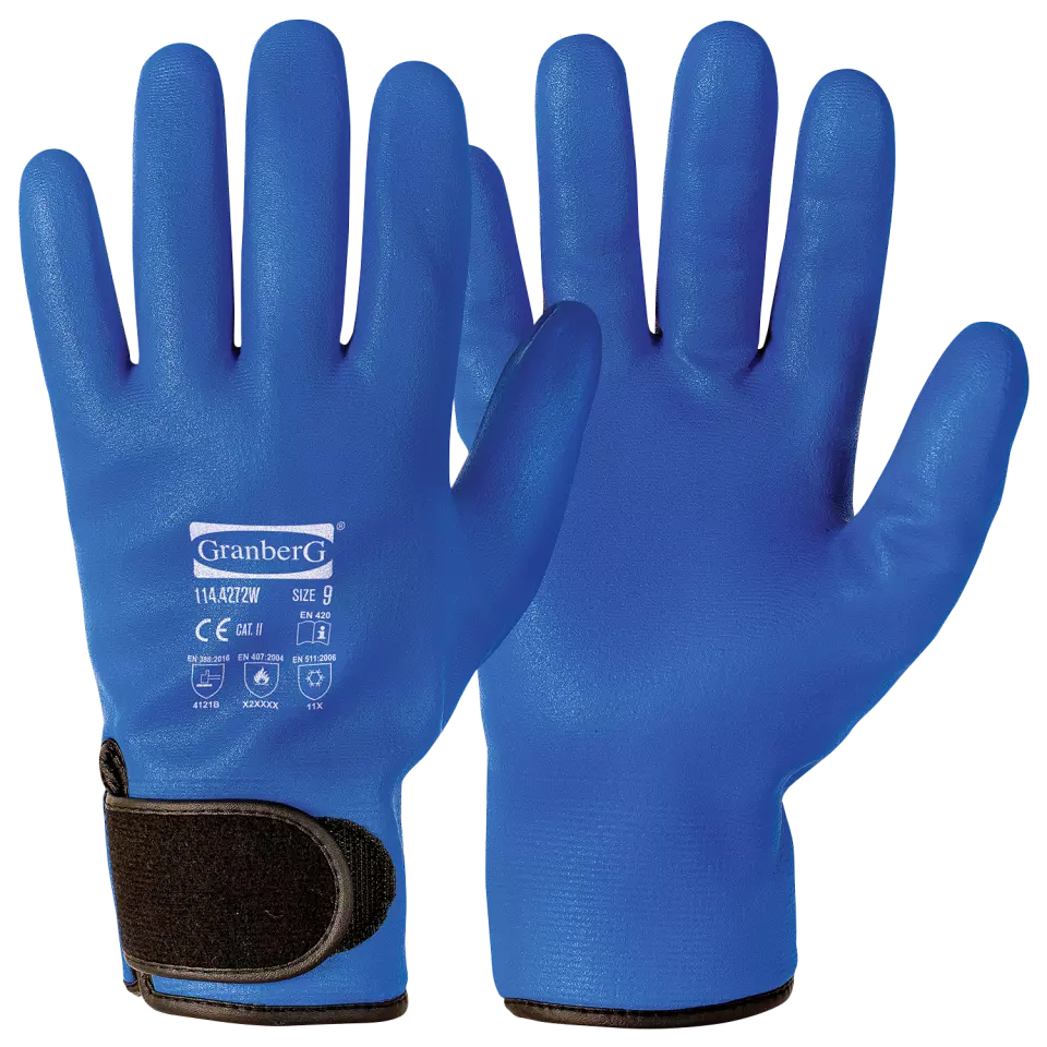 Granberg 114-4272W, Assembly Winter Gloves, Blue