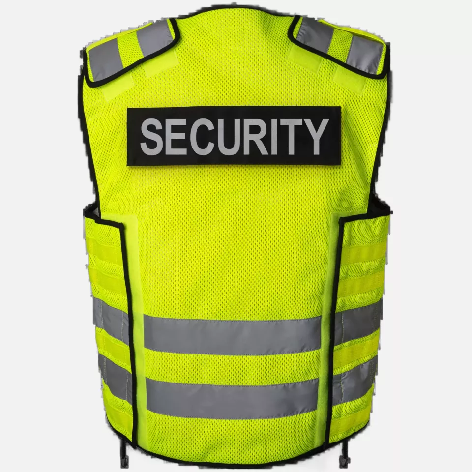 Kozane 705-12, Schnittfeste Warnschutzweste, fluoreszierend gelb, image 2, gallery thumbnail