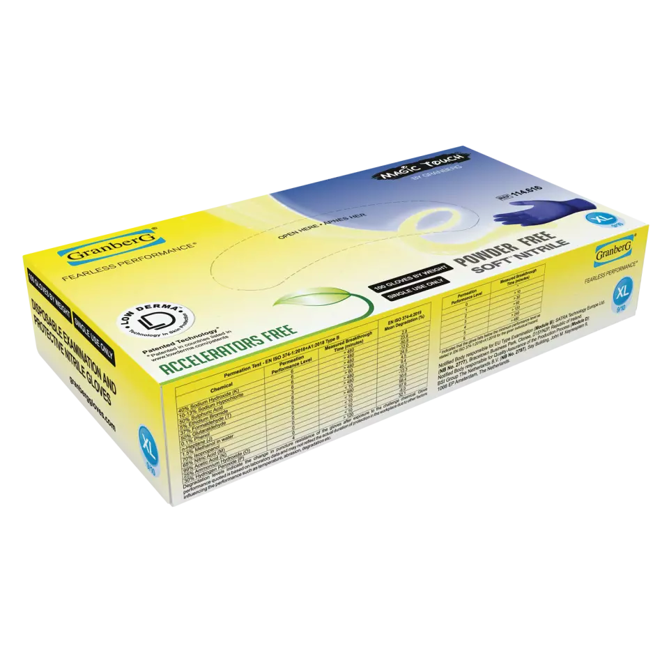 Granberg 114-616, Einweghandschuhe, Indigoblau, image 2, gallery thumbnail