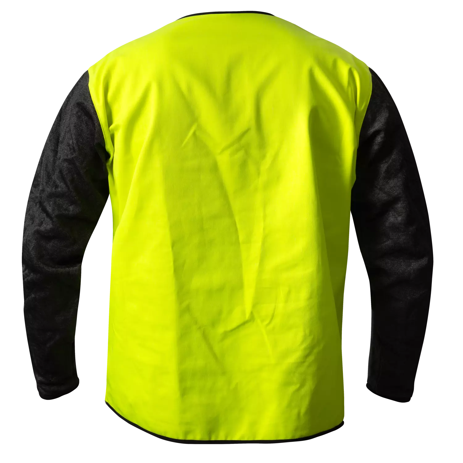 Kozane 707-08, Schnittfestes Shirt, schwarz/fluoreszierendgelb, image 2