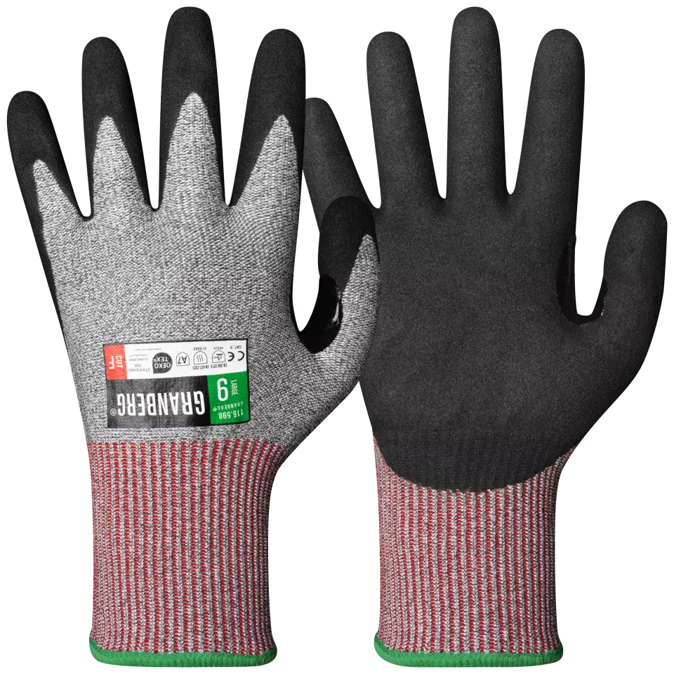 Granberg 116-598, Schnittfeste Handschuhe, schwarz/grau, image 1, gallery thumbnail