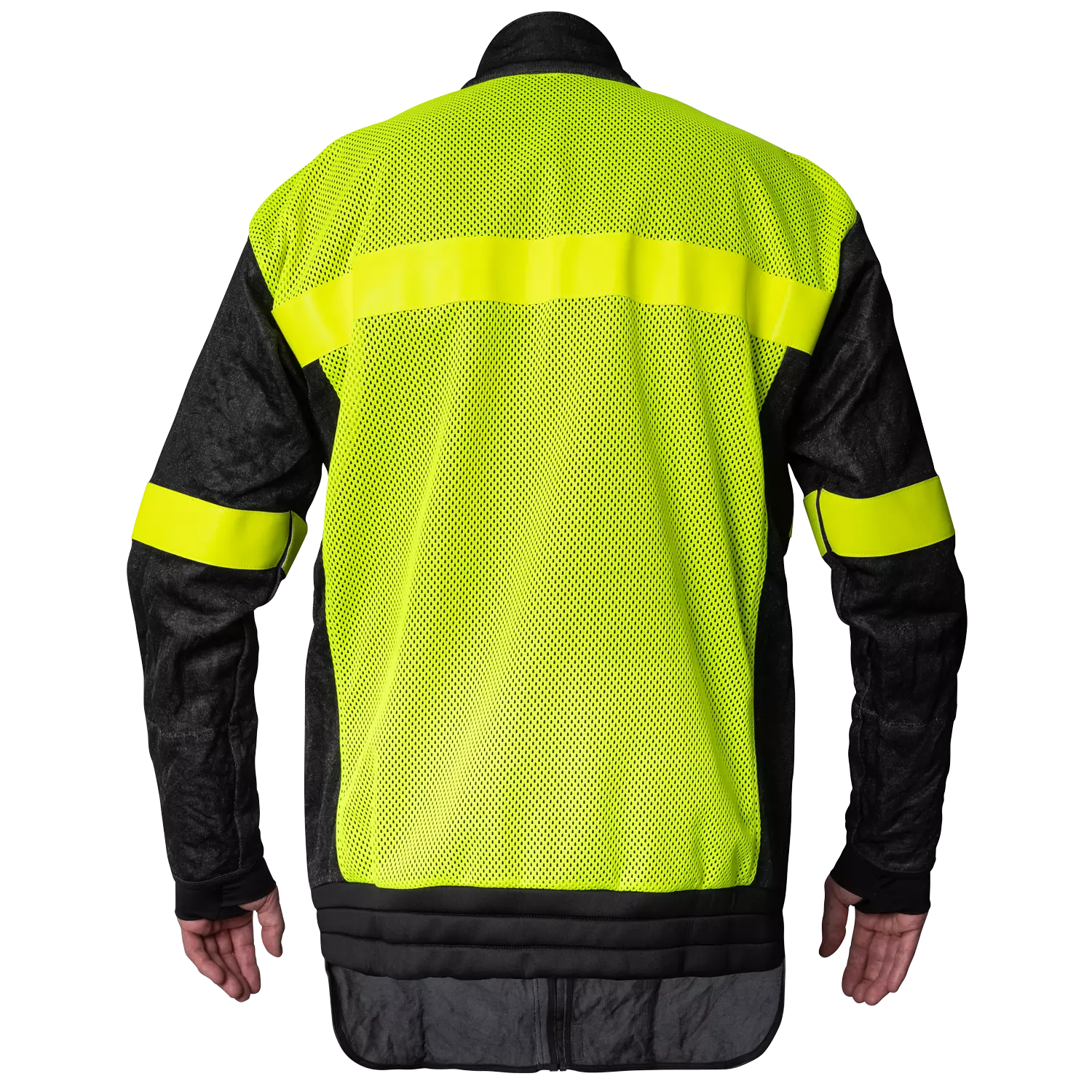 Kozane 707-11, Cut-Resistant Jacket, Black/Fluorescent yellow, image 2