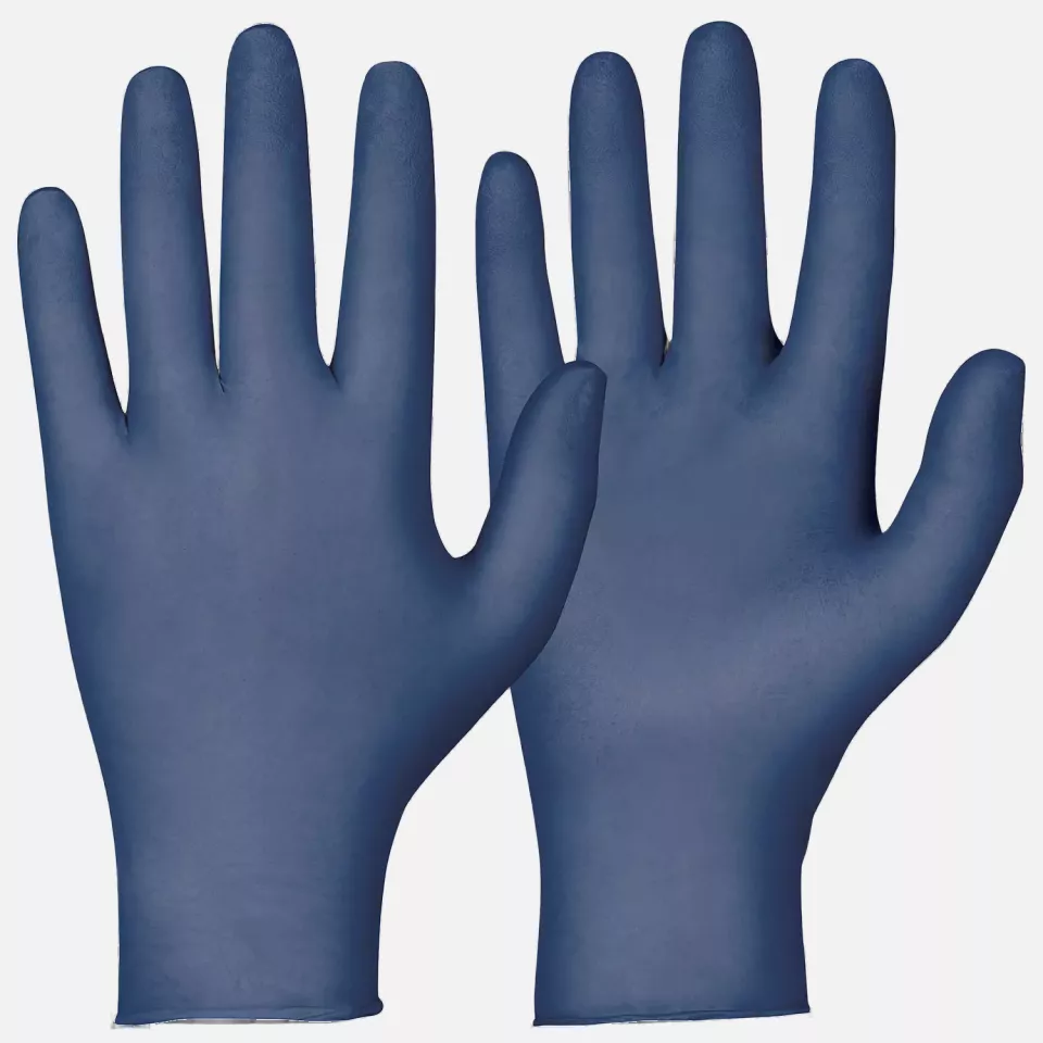 Granberg 114-616, Single-Use Gloves, Indigo Blue, image 1, gallery thumbnail