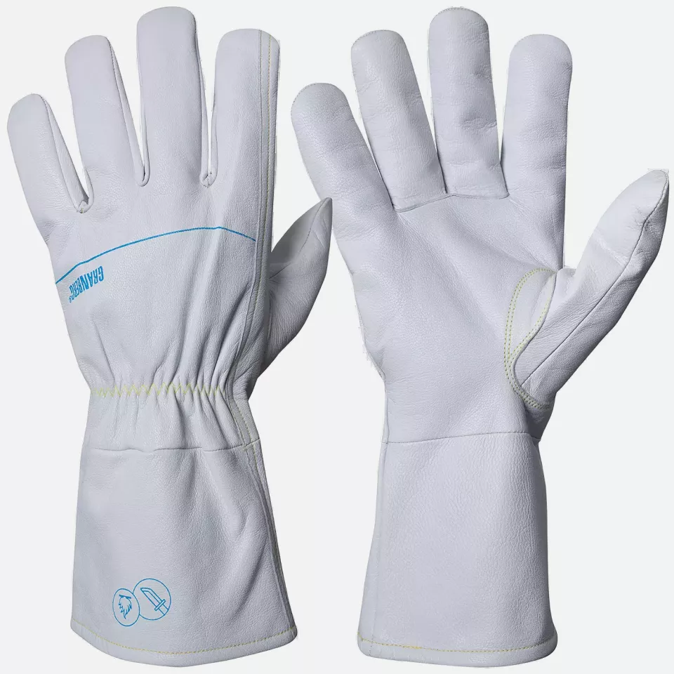 Granberg 113-1025, Cut and Heat Resistant Gloves, White, image 1, gallery thumbnail