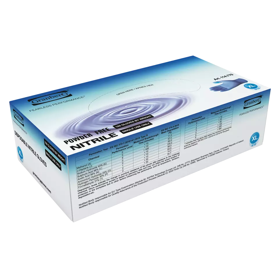 Granberg 114-770, Einweghandschuhe, Blau, image 2, gallery thumbnail