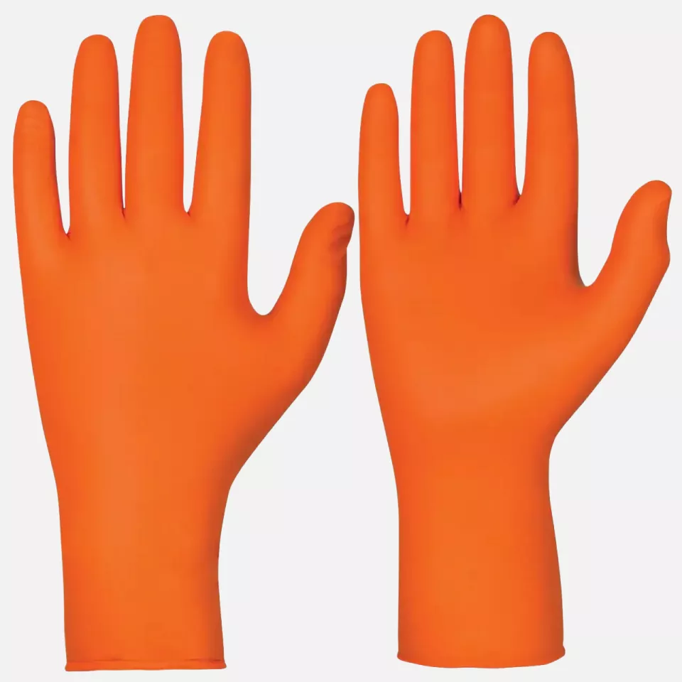 Granberg 114-940, Einweg-chemikalienbeständige Handschuhe, Orange, image 1, gallery thumbnail