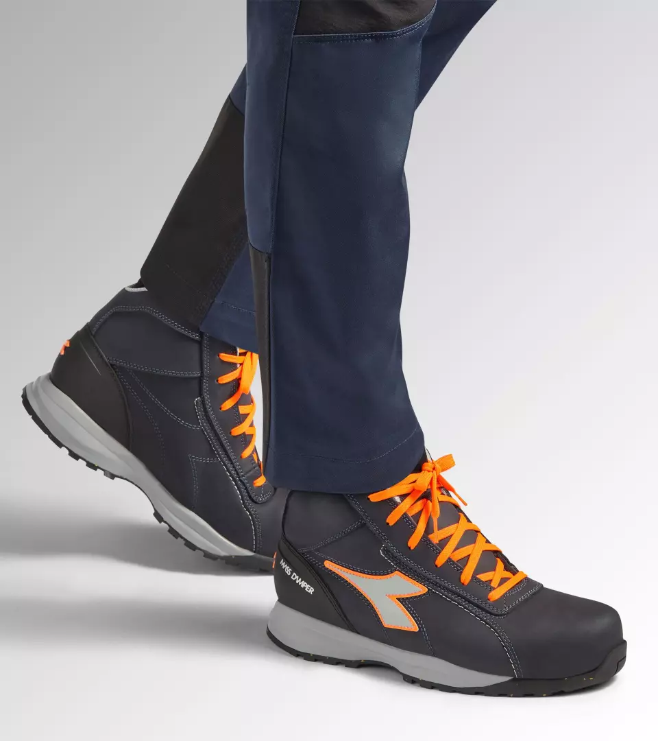 Diadora 701-181134-C9545, GLOVE MDS MID S3S FO HRO SR Turvajalkineet tummansininen/huomio-oranssi, image 2, gallery thumbnail