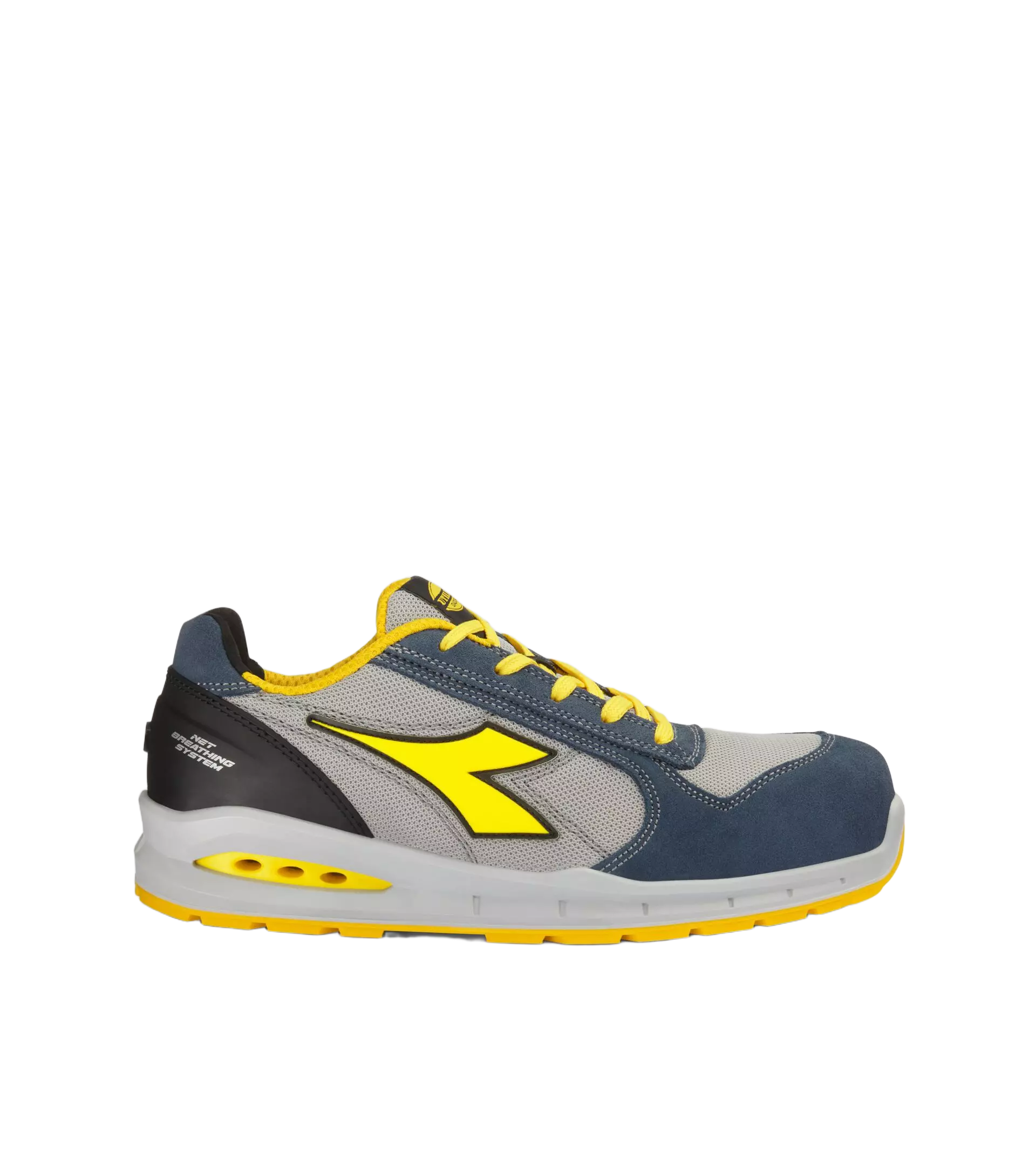 Diadora 701-181146-C8753, RUN NET AB LOW S1PS FO SR Work Safety Shoes Blue Cosmos/Moon Rock Gray
