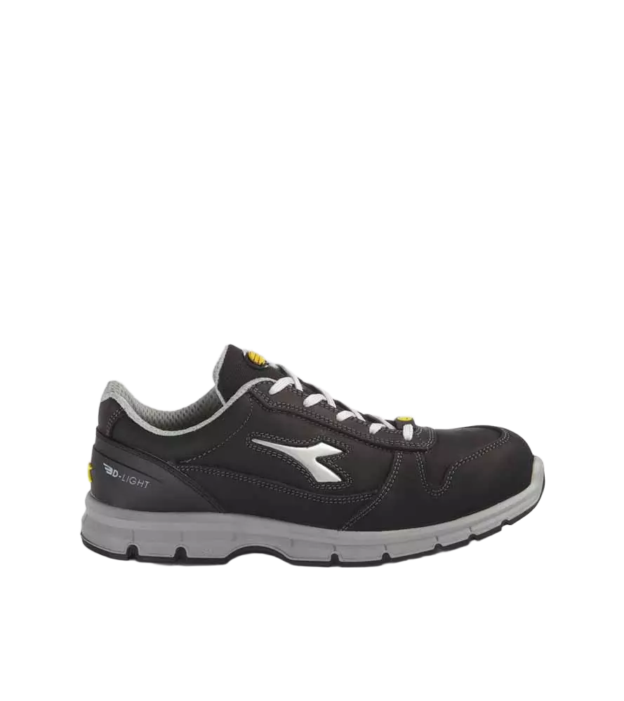Diadora 701-175303-80013, RUN LOW S3 SRC ESD Mustat turvajalkineet