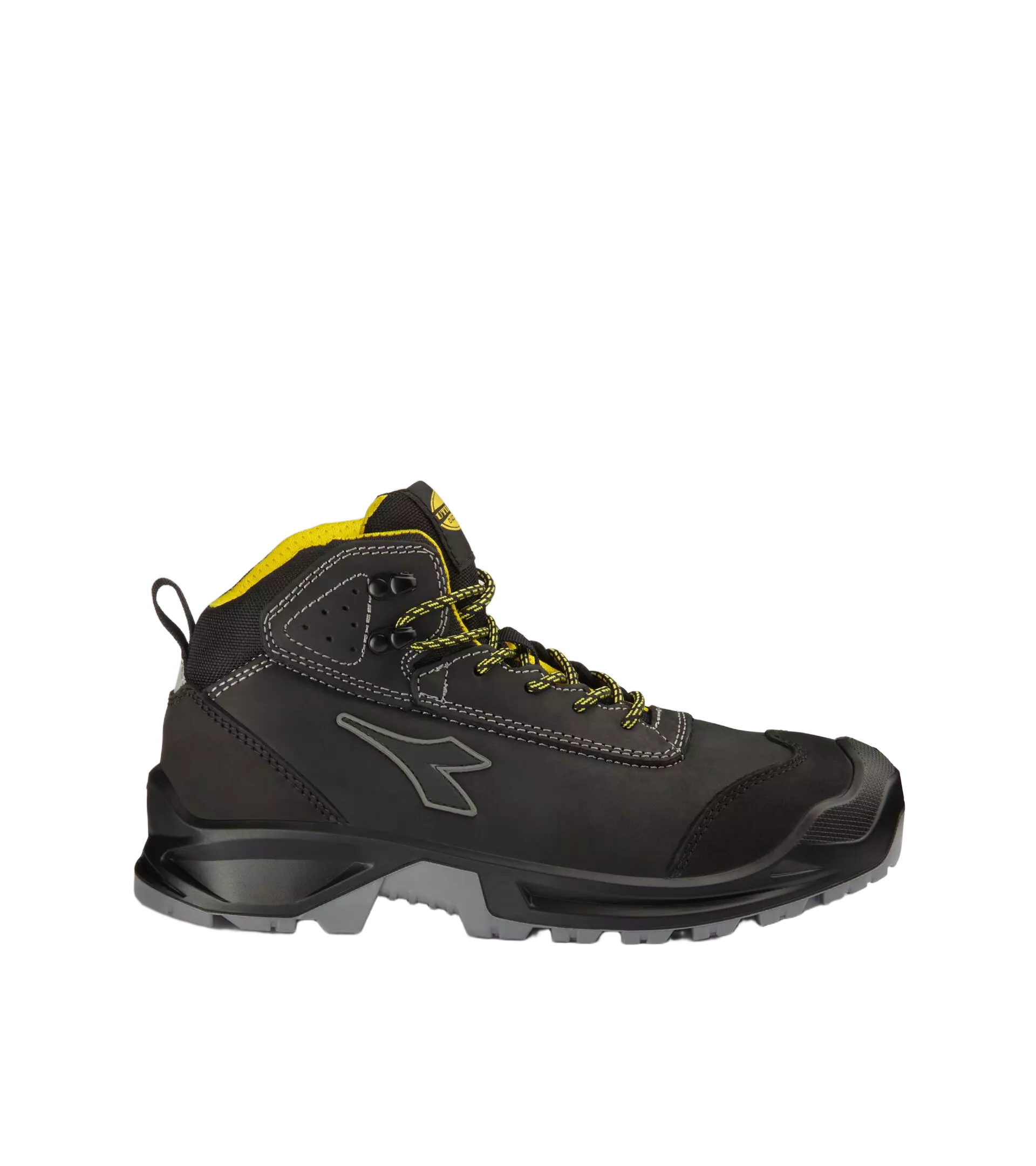 Diadora 701-181021-80013, CLASSIC MID S3S FO SC LG SR Mustat turvajalkineet